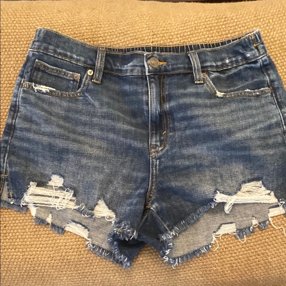 Aerie Blue Jean Shorts